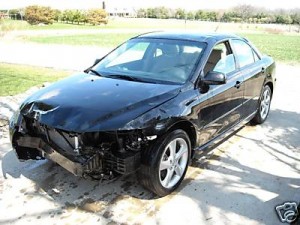 Salvaged Mazda 